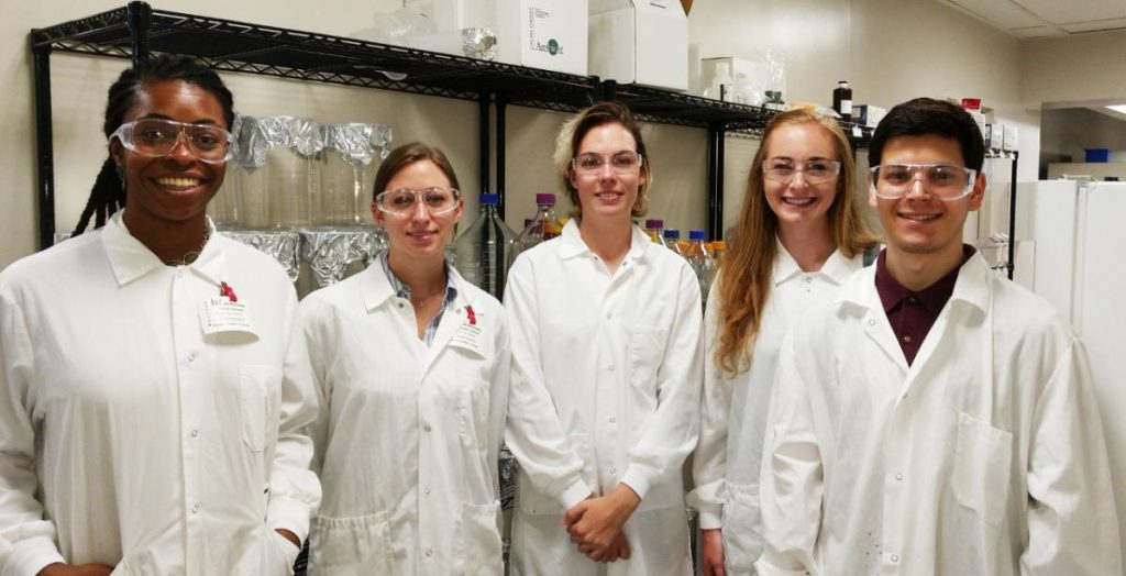 2017 Summer Scholars and Fellows suited up for science while visiting MedImmune.